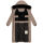 Navahoo Hingucker XIV Damen Winterjacke B976 Taupe Grey Größe S - Gr. 36