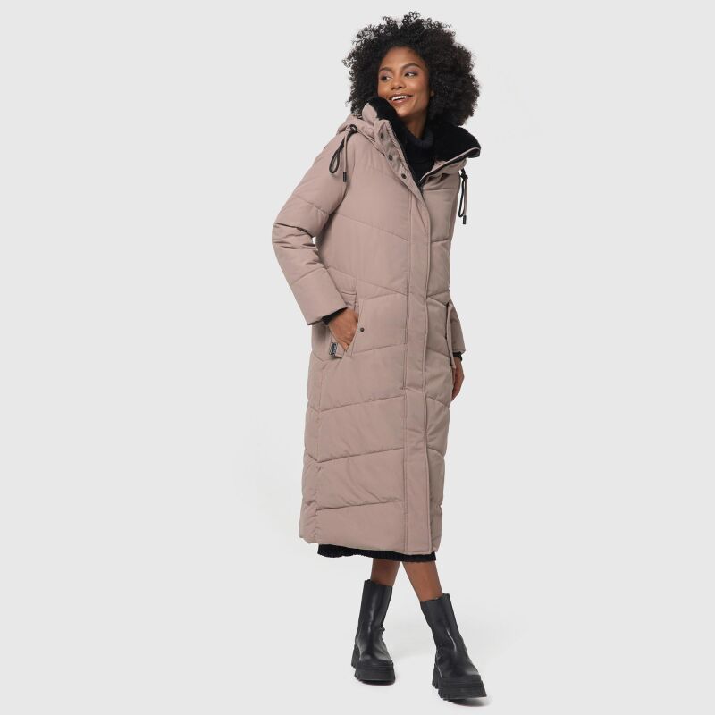Navahoo Hingucker XIV Damen Winterjacke B976 Taupe Grey Größe M - Gr. 38