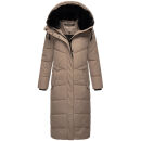 Navahoo Hingucker XIV Damen Winterjacke B976 Taupe Grey Größe M - Gr. 38