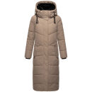 Navahoo Hingucker XIV Damen Winterjacke B976 Taupe Grey Größe M - Gr. 38