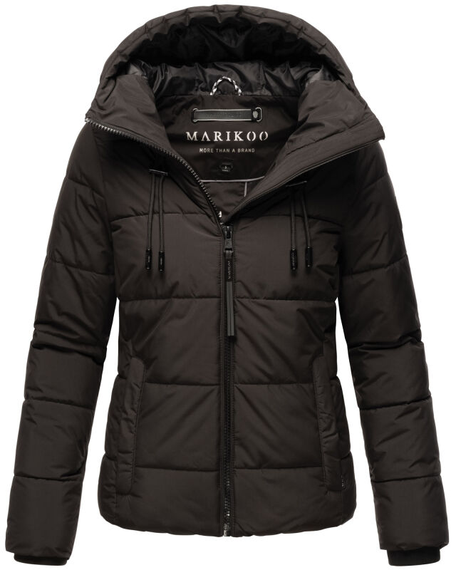 Marikoo Shimoaa XVI Damen Winter Steppjacke B977 Schwarz Größe M - Gr. 38