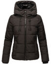 Marikoo Shimoaa XVI Damen Winter Steppjacke B977 Schwarz Größe XXL - Gr. 44