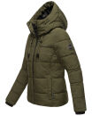 Marikoo Shimoaa XVI Damen Winter Steppjacke B977 Dark Olive Größe M - Gr. 38