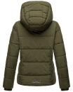 Marikoo Shimoaa XVI Damen Winter Steppjacke B977 Dark Olive Größe XL - Gr. 42