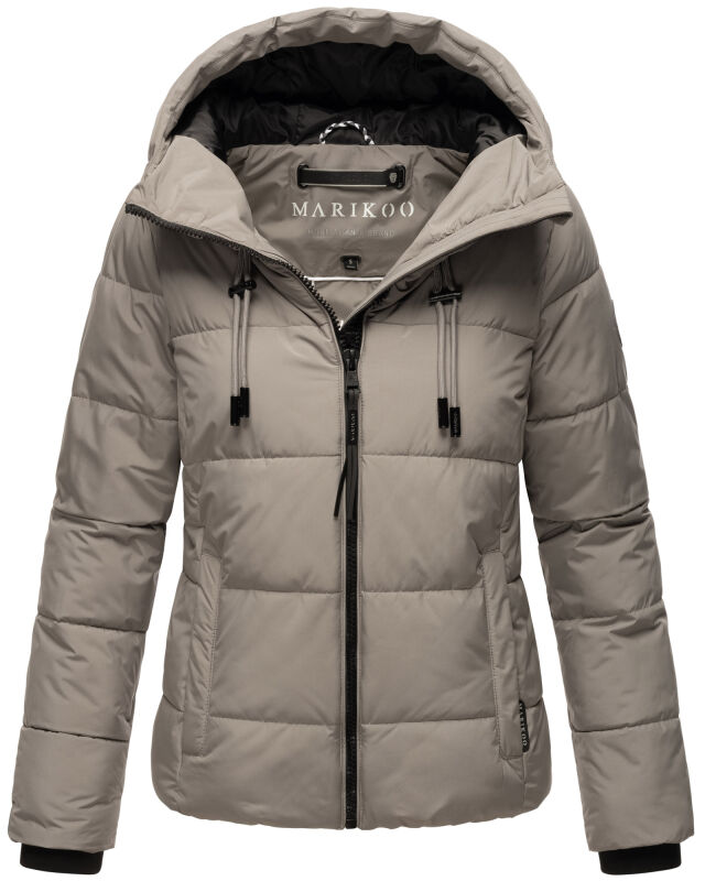 Marikoo Shimoaa XVI Damen Winter Steppjacke B977 Grau Größe S - Gr. 36