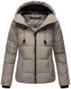 Marikoo Shimoaa XVI Damen Winter Steppjacke B977 Grau Größe S - Gr. 36