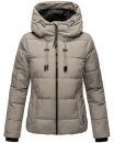 Marikoo Shimoaa XVI Damen Winter Steppjacke B977 Grau Größe S - Gr. 36