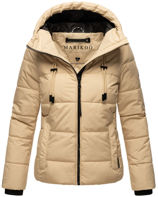 Marikoo Shimoaa XVI Damen Winter Steppjacke B977 Beige Größe S - Gr. 36