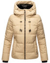 Marikoo Shimoaa XVI Damen Winter Steppjacke B977 Beige Größe S - Gr. 36