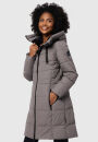 Marikoo Natsukoo Damen Winter Steppjacke lang B978