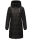 Marikoo Natsukoo Damen Winter Steppjacke lang B978 Schwarz Größe XS - Gr. 34
