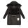 Marikoo Natsukoo Damen Winter Steppjacke lang B978 Schwarz Größe XS - Gr. 34