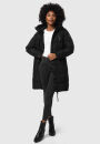 Marikoo Natsukoo Damen Winter Steppjacke lang B978 Schwarz Größe S - Gr. 36