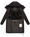 Marikoo Natsukoo Damen Winter Steppjacke lang B978 Schwarz Größe S - Gr. 36