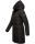 Marikoo Natsukoo Damen Winter Steppjacke lang B978 Schwarz Größe M - Gr. 38