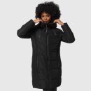 Marikoo Natsukoo Damen Winter Steppjacke lang B978 Schwarz Größe XXL - Gr. 44