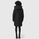 Marikoo Natsukoo Damen Winter Steppjacke lang B978 Schwarz Größe XXL - Gr. 44
