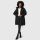 Marikoo Natsukoo Damen Winter Steppjacke lang B978 Schwarz Größe XXL - Gr. 44
