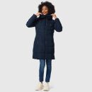 Marikoo Natsukoo Damen Winter Steppjacke lang B978 Navy Größe M - Gr. 38