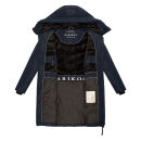 Marikoo Natsukoo Damen Winter Steppjacke lang B978 Navy Größe M - Gr. 38
