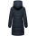 Marikoo Natsukoo Damen Winter Steppjacke lang B978 Navy Größe M - Gr. 38