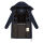 Marikoo Natsukoo Damen Winter Steppjacke lang B978 Navy Größe M - Gr. 38