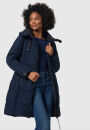 Marikoo Natsukoo Damen Winter Steppjacke lang B978 Navy Größe L - Gr. 40