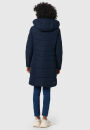 Marikoo Natsukoo Damen Winter Steppjacke lang B978 Navy Größe XL - Gr. 42