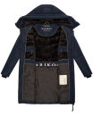 Marikoo Natsukoo Damen Winter Steppjacke lang B978 Navy Größe XL - Gr. 42