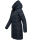 Marikoo Natsukoo Damen Winter Steppjacke lang B978 Navy Größe XL - Gr. 42
