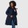 Marikoo Natsukoo Damen Winter Steppjacke lang B978 Navy Größe XXL - Gr. 44
