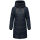 Marikoo Natsukoo Damen Winter Steppjacke lang B978 Navy Größe XXL - Gr. 44