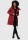 Marikoo Natsukoo Damen Winter Steppjacke lang B978 Dark Red Größe XS - Gr. 34