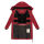 Marikoo Natsukoo Damen Winter Steppjacke lang B978 Dark Red Größe XS - Gr. 34