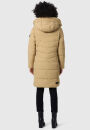 Marikoo Natsukoo Damen Winter Steppjacke lang B978 Beige Größe XS - Gr. 34