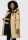 Marikoo Natsukoo Damen Winter Steppjacke lang B978 Beige Größe M - Gr. 38