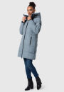 Marikoo Natsukoo Damen Winter Steppjacke lang B978 Powder...