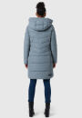 Marikoo Natsukoo Damen Winter Steppjacke lang B978 Powder Blue Größe XS - Gr. 34