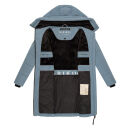 Marikoo Natsukoo Damen Winter Steppjacke lang B978 Powder Blue Größe XS - Gr. 34