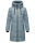 Marikoo Natsukoo Damen Winter Steppjacke lang B978 Powder Blue Größe XS - Gr. 34