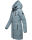 Marikoo Natsukoo Damen Winter Steppjacke lang B978 Powder Blue Größe XS - Gr. 34