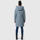 Marikoo Natsukoo Damen Winter Steppjacke lang B978 Powder Blue Größe M - Gr. 38