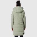 Marikoo Natsukoo Damen Winter Steppjacke lang B978 Smokey Mint Größe L - Gr. 40