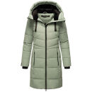 Marikoo Natsukoo Damen Winter Steppjacke lang B978 Smokey Mint Größe L - Gr. 40