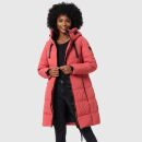 Marikoo Natsukoo Damen Winter Steppjacke lang B978 Rouge...
