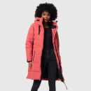 Marikoo Natsukoo Damen Winter Steppjacke lang B978 Rouge Größe XS - Gr. 34