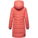Marikoo Natsukoo Damen Winter Steppjacke lang B978 Rouge Größe XS - Gr. 34