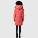 Marikoo Natsukoo Damen Winter Steppjacke lang B978 Rouge Größe S - Gr. 36