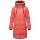 Marikoo Natsukoo Damen Winter Steppjacke lang B978 Rouge Größe L - Gr. 40