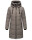 Marikoo Natsukoo Damen Winter Steppjacke lang B978 Grau Größe XS - Gr. 34